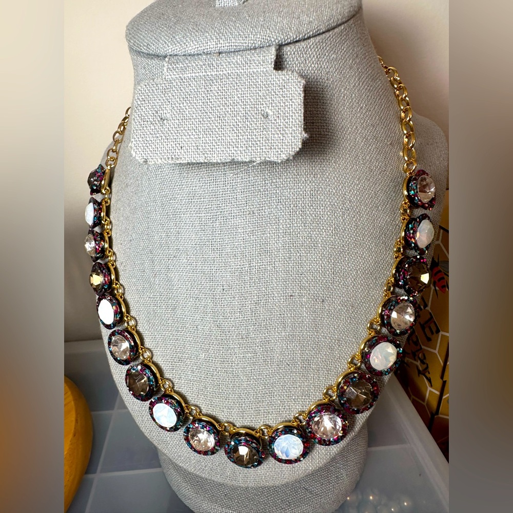 NWT BaubleBar Glitter Rhinestone Necklace